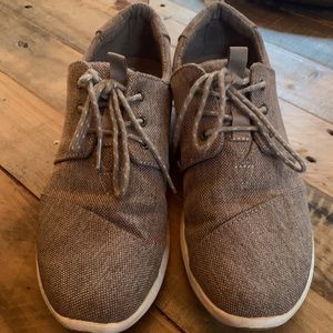 Toms Del Ray Lace Up Sneaker Desert Taupe